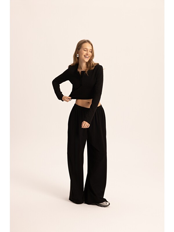 Mai Collection Tuara Basic Siyah Eşofman Takımı