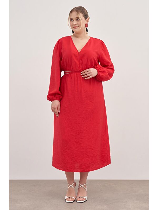Mylinemoda Cut-Out Elbise