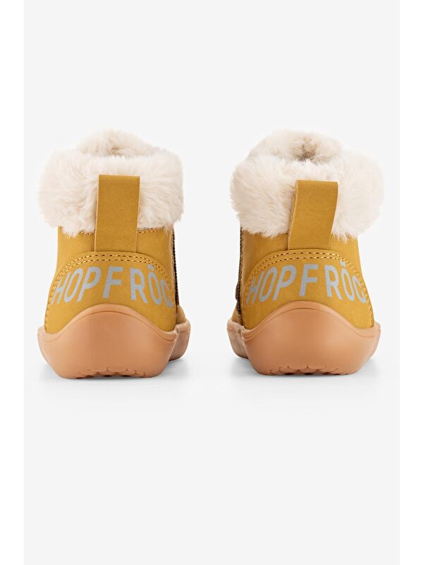 Hopfrög Pembe Hopfrög Furry Nubuk Boots Barefoot Çocuk Botu