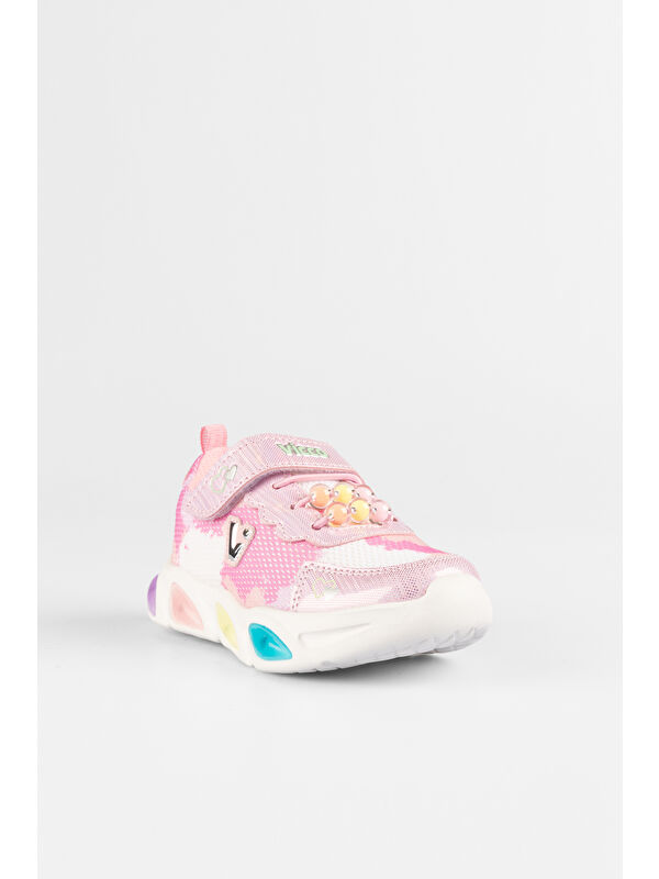 Gelato Işıklı Kız Bebek Pembe Spor Ayakkabı - Görsel 4