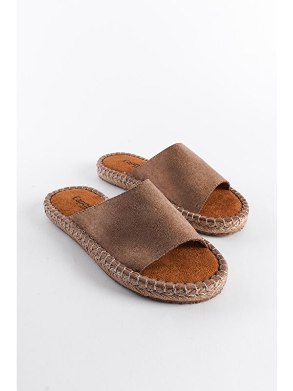 Tek Bantlı Kadın Espadril Terlik - Görsel 3