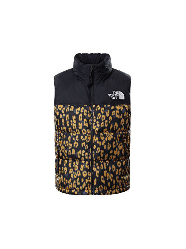 The North Face W Printed 1996 Retro Nuptse Vest Kadın Yeleği NF0A5IXL28A1 Siyah