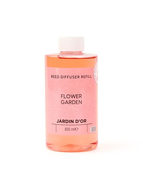 Jardin D'or Paris Flower Garden Oda Kokusu Yedek Şişe - Şeffaf - 300 ml