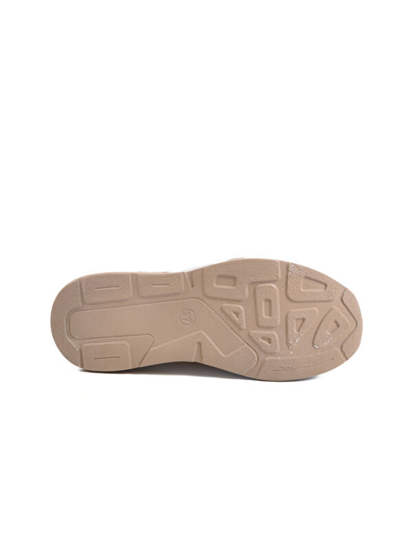 Bej Anorak Taşlı Kadın Casual Ayakkabı 702465 Z - Görsel 6