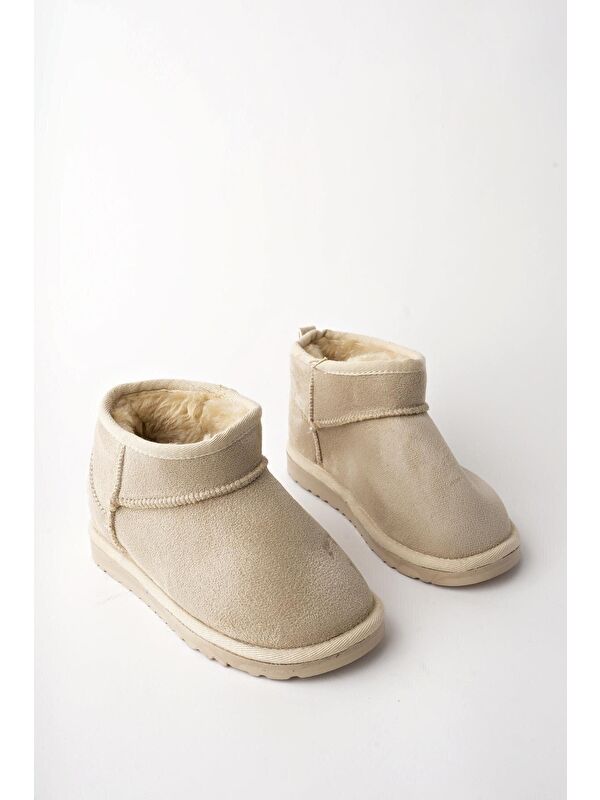 SNOW Çocuk Kalın Taban İçi Tüylü Günlük Mini Yarım Bot - Görsel 3