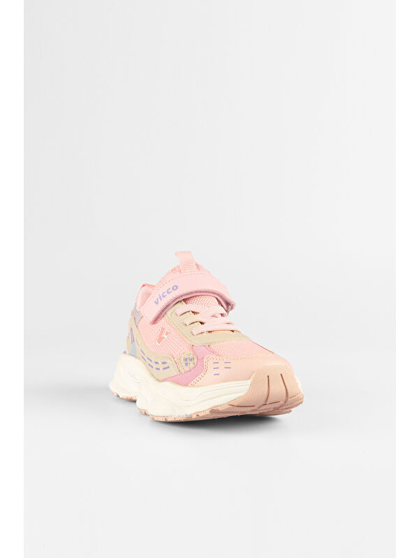 Tag Basic Kız Çocuk Pudra Spor Ayakkabı - Görsel 8