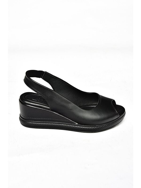 S6743070 Siyah Kadın Sandalet - Görsel 3