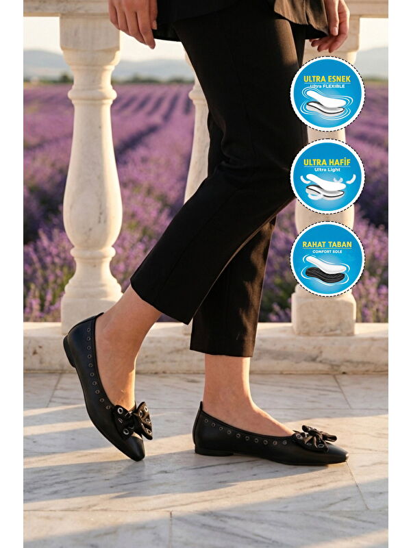 Ayakmod Bej Ayakmod Hafif Esnek Kadın Babet Ayakkabı 351092 Z