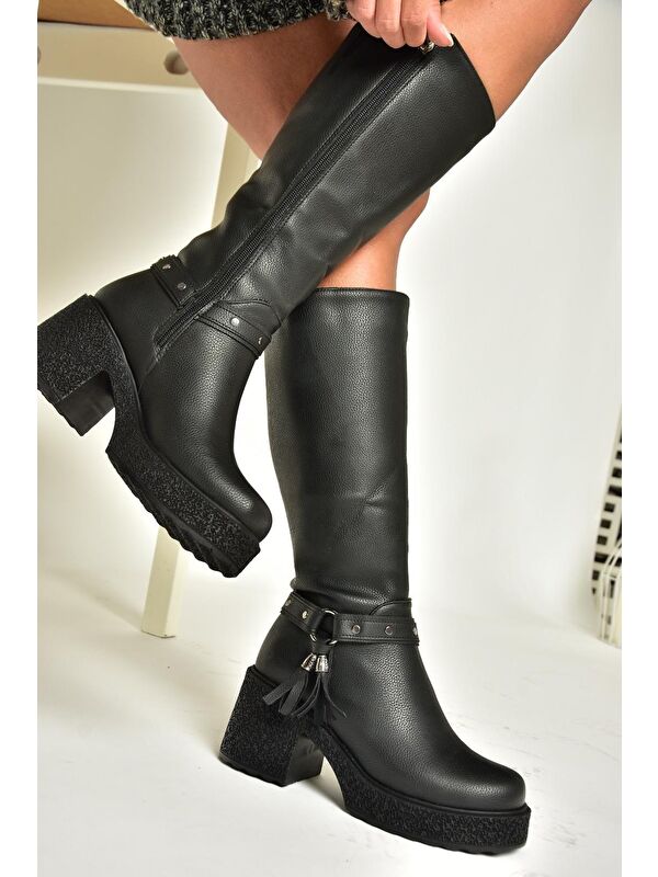 T9962240 Siyah Kadın Çizme - Görsel 3