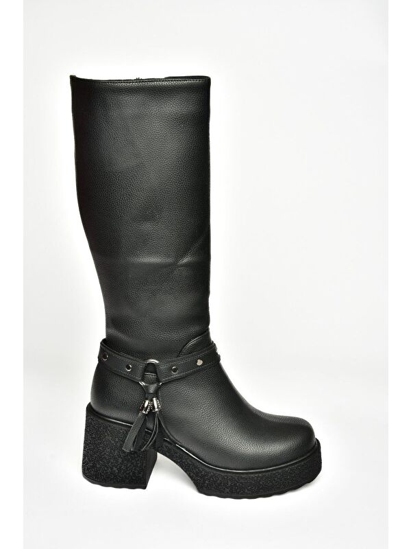 T9962240 Siyah Kadın Çizme - Görsel 5