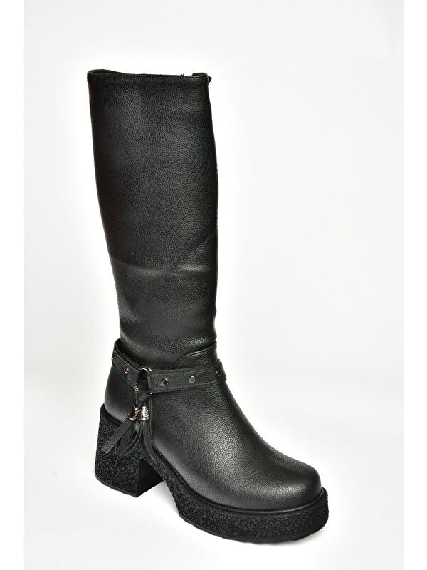 T9962240 Siyah Kadın Çizme - Görsel 6