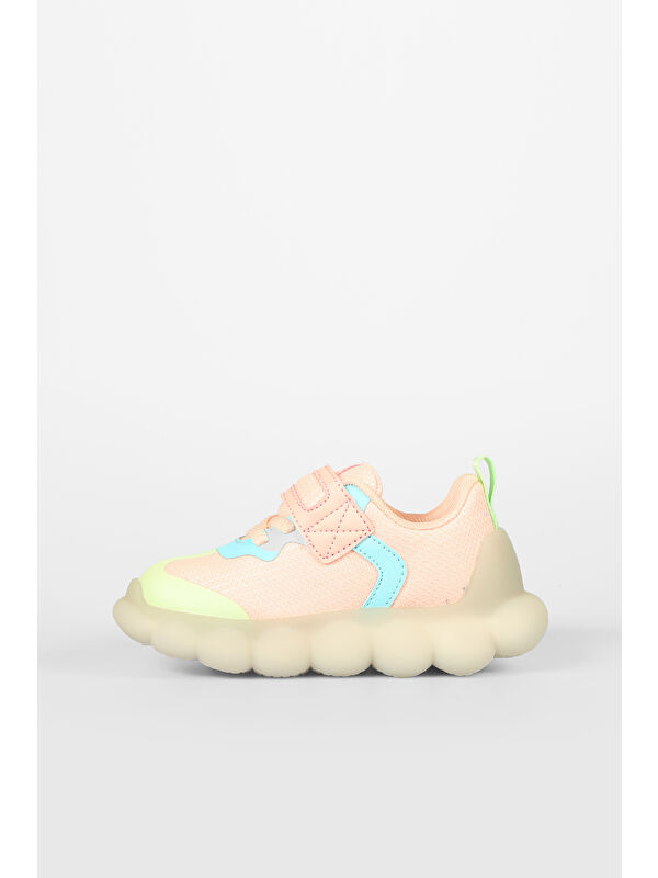 Bread Işıklı Kız Bebek Pudra Spor Ayakkabı - Görsel 3