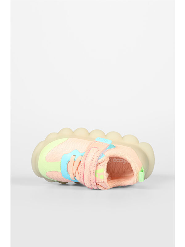 Bread Işıklı Kız Bebek Pudra Spor Ayakkabı - Görsel 6