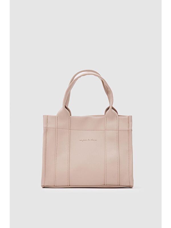 Shulebags Bonnie Deri Tote Bag Bej