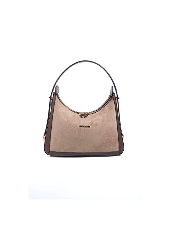 Silver Polo Kadın SP1187-M12 SILVER POLO Omuz Çantası Vizon-Kahve