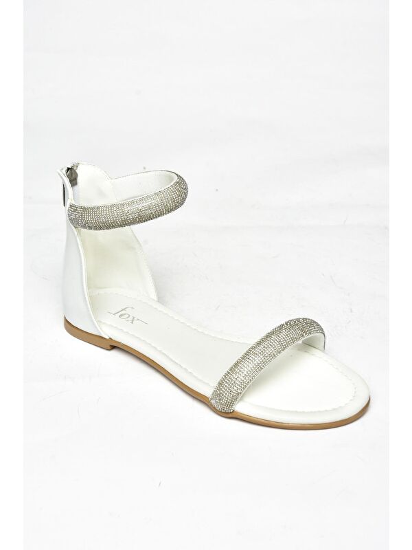S2720090 Beyaz Kadın Sandalet - Görsel 3