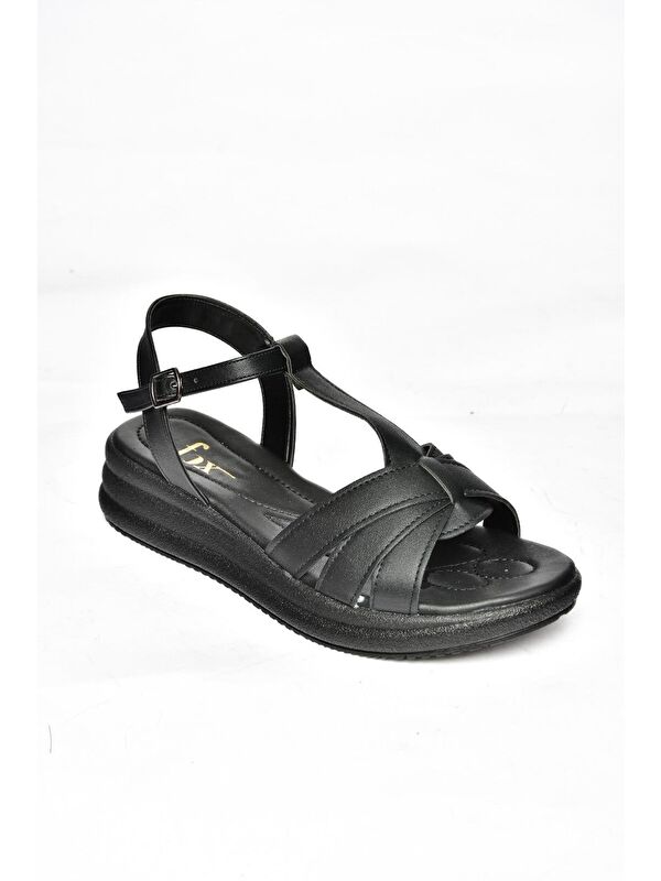 S3149140 Siyah Kadın Sandalet - Görsel 2