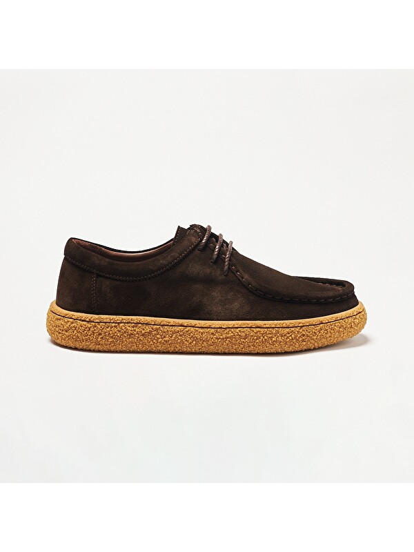John May Erkek Oxford ( Klasik) OG-2181 2164 Kahve Süet