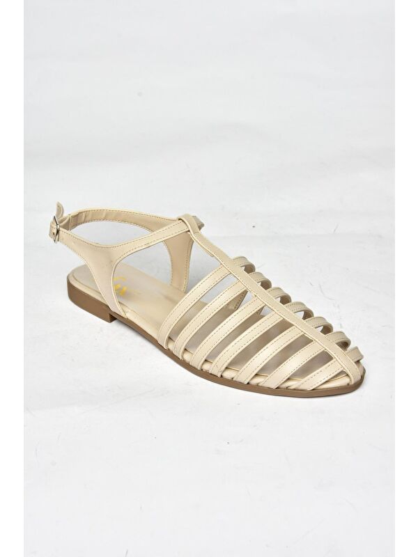 S3149601 Bej Kadın Sandalet - Görsel 3