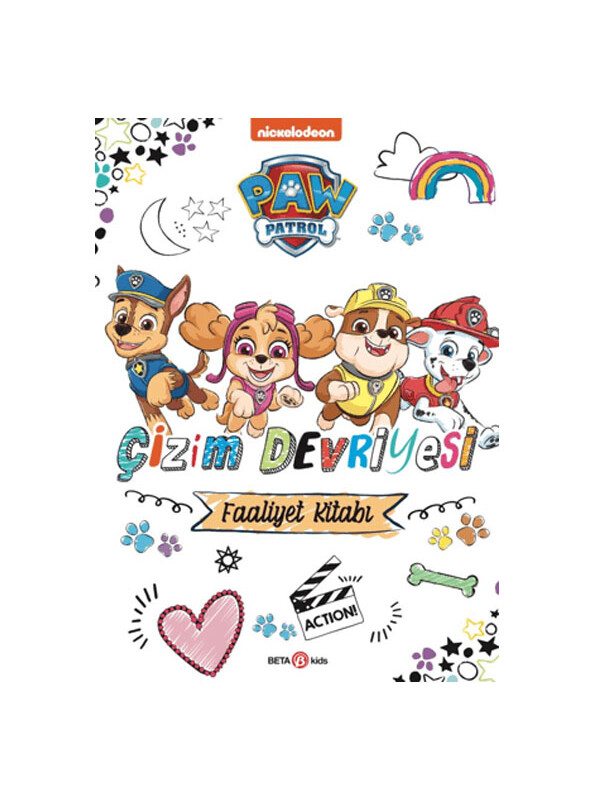 Beta Kids Paw Patrol Çizim Devriyesi Faaliyet Kitabı