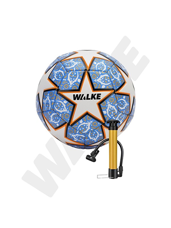 WALKE Premium Şampiyonlar Ligi Temalı 5 Numara Futbol Topu Pompa Hediyeli