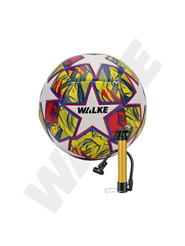 WALKE Premium Şampiyonlar Ligi Temalı 5 Numara Futbol Topu Pompa Hediyeli