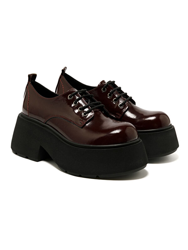 John May Kadın Oxford ( Klasik) RC-24K-001-R38401 582-Bordo Rugan