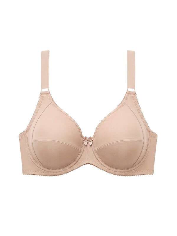 Cottonhill Bra - Novia | Ten Büyük Beden Micro Balenli Minimizer Ayarlanabilir Askılı Kadın Sütyen