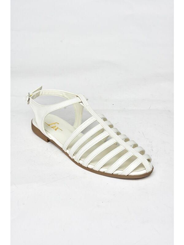 S3149601 Beyaz Kadın Sandalet - Görsel 3