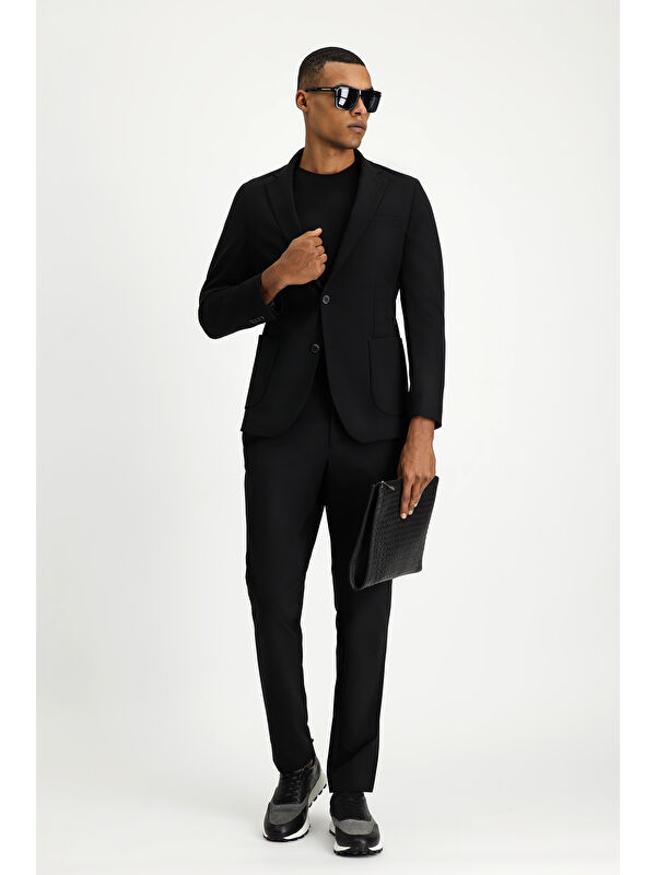 Kiğılı Techno-Line Super Slim Fit Ekstra Dar Kesim Klasik Takım Elbise