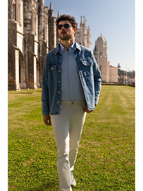 Kiğılı Slim Fit Dar Kesim Elastanlı Denim Jean Pantolon
