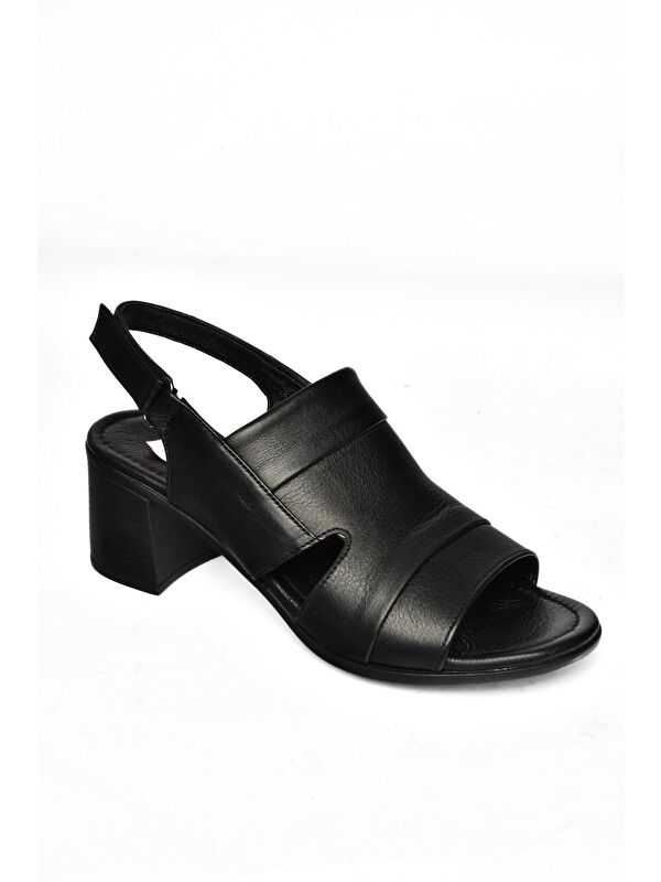 P5554523 Siyah Kadın Sandalet - Görsel 3