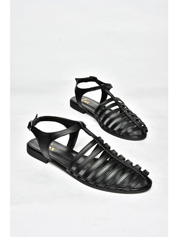 S3149601 Siyah Kadın Sandalet - Görsel 4