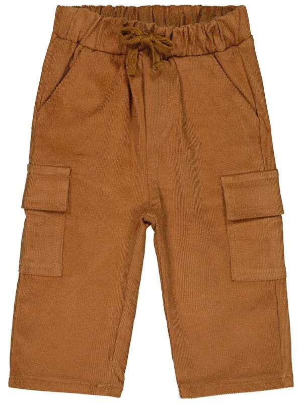 Civil Baby Kargo 6-18 Ay Pantolon - Kahve 6-9 Ay