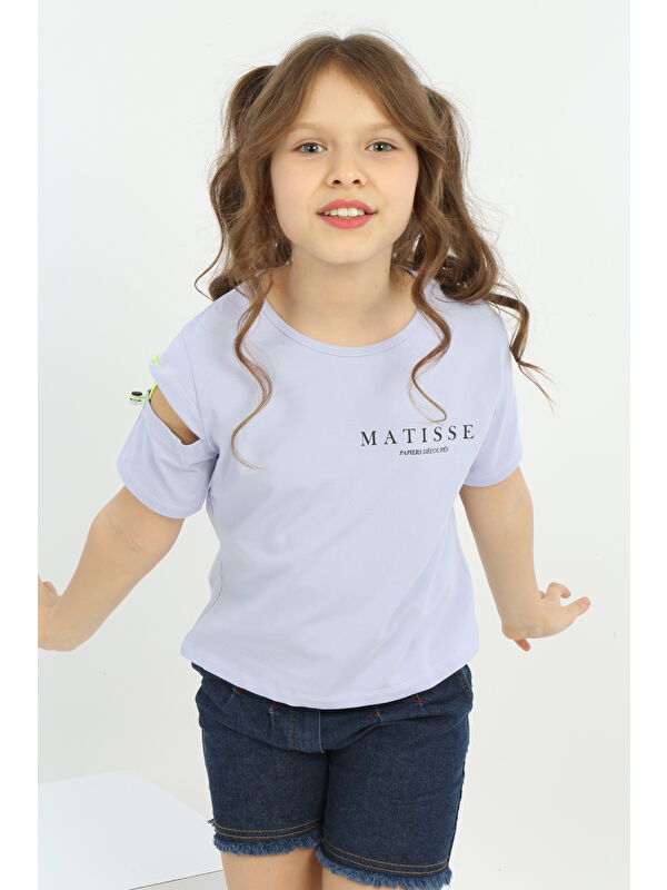 Toontoykids Kız Çocuk Matısse Baskılı Tişört