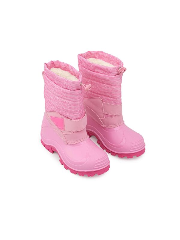 Kışlık Kız Çocuk İçi Sıcak Astarlı Kar Bot Çizme - Görsel 4