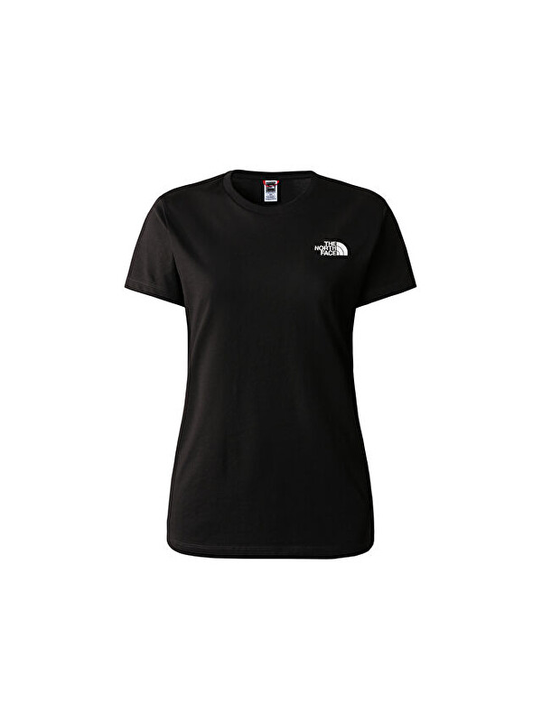 The North Face W Outdoor Graphic Tee Kadın Günlük Tişört NF0A827MJK31 Siyah
