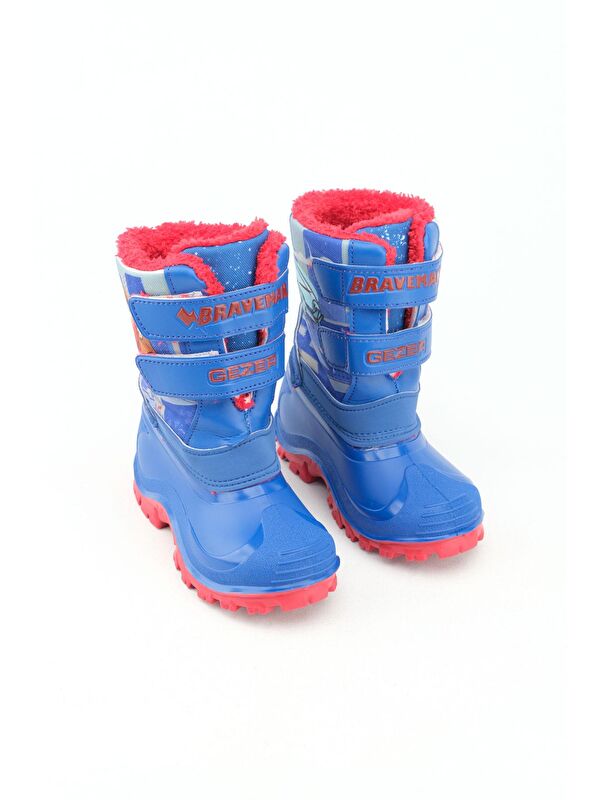 Kışlık Erkek Çocuk İçi Pelüşlü Cırt Cırtlı Ayarlanabilir Su Geçirmez Braveman Kar Bot Çizme - Görsel 4