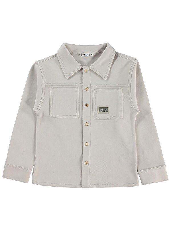 Civil Boys Basic 10-13 Yaş Gömlek - Koyu Taş Rengi