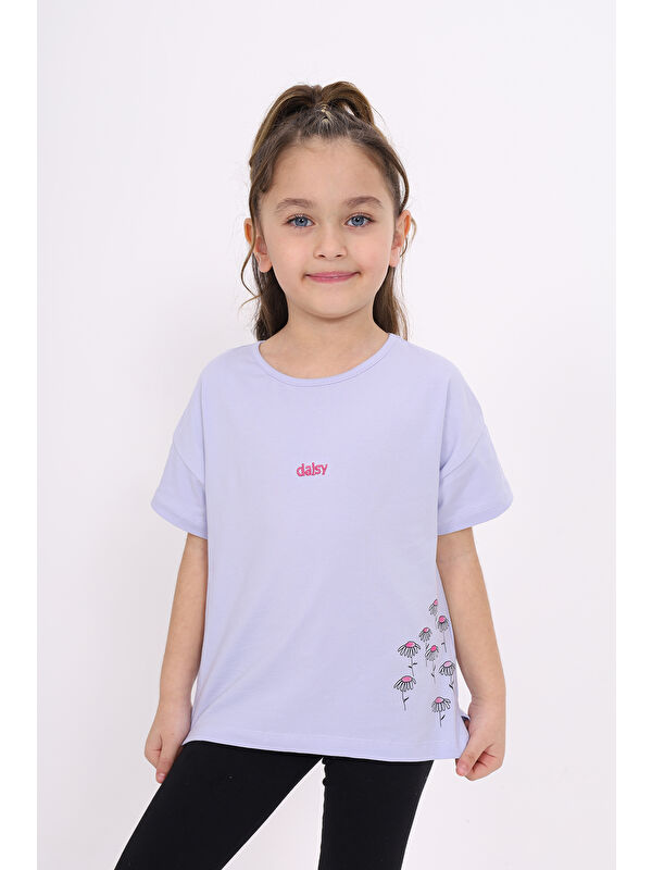 Toontoykids Kız Çocuk Nakışlı Tişört