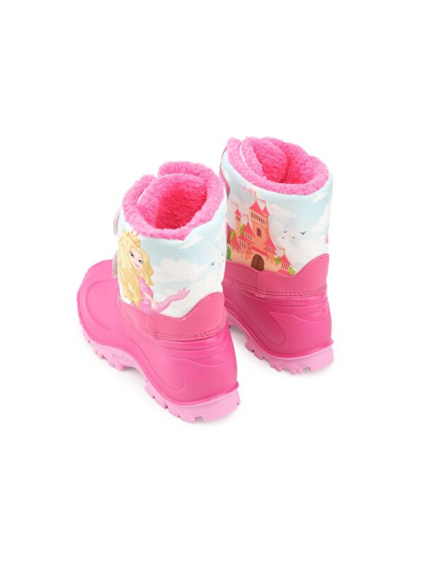 Kışlık Kız Çocuk İçi Sıcak Astarlı Prenses Kar Bot Çizme - Görsel 5