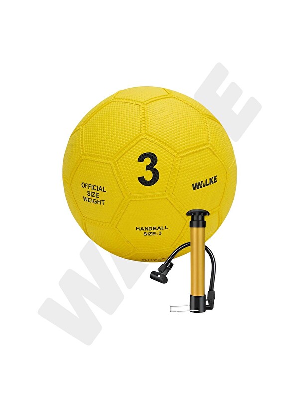 WALKE Premium 3 Numara Kauçuk Hentbol Topu Pompa Hediyeli
