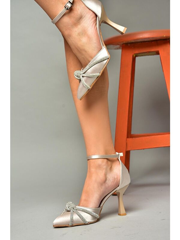 S2460619 Ten Kadın Topuklu Ayakkabı - Görsel 3