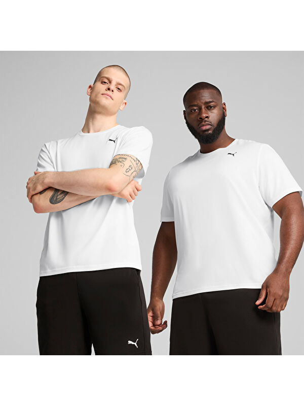 Puma Tad Essential Solid Erkek Beyaz Tişört