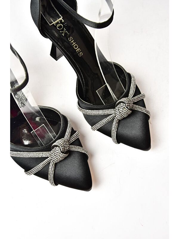 S2460619 Siyah Kadın Topuklu Ayakkabı - Görsel 4