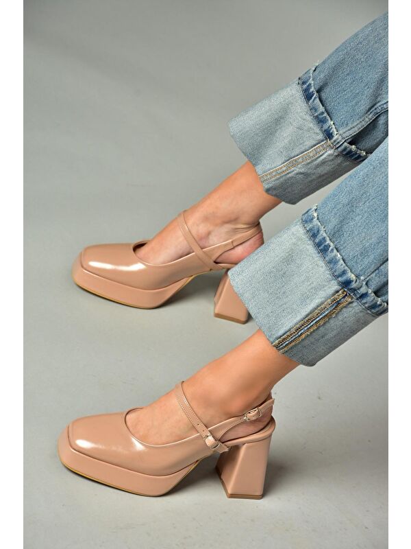 S2820309 Ten Kadın Topuklu Ayakkabı - Görsel 6