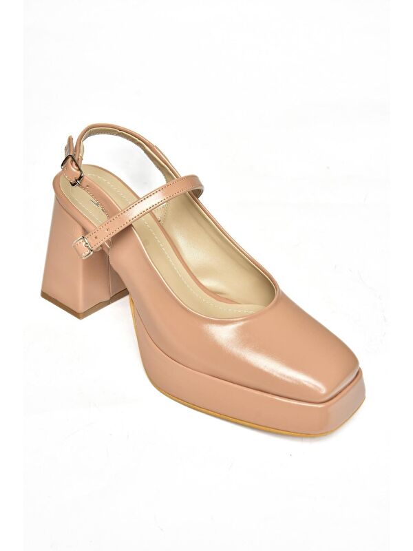 S2820309 Ten Kadın Topuklu Ayakkabı - Görsel 3