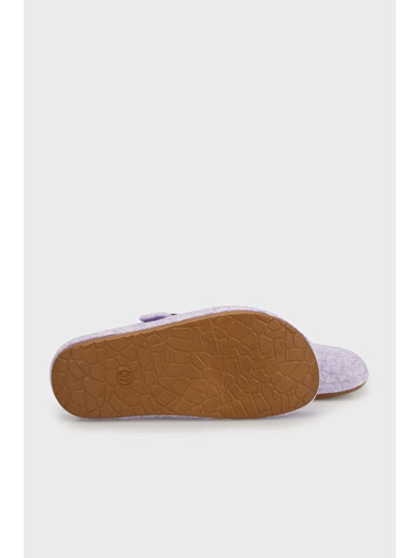 Kemerli Keçe Kışlık Ev Terlik 6711001 - Görsel 5