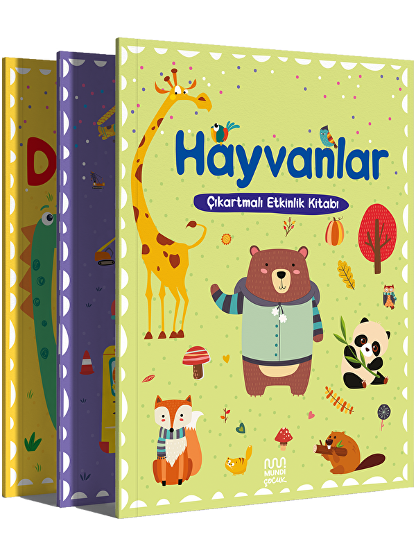 Mundi Buttercup: Çıkartmalı Etkinlik Kitabı Seti (3 Kitap)