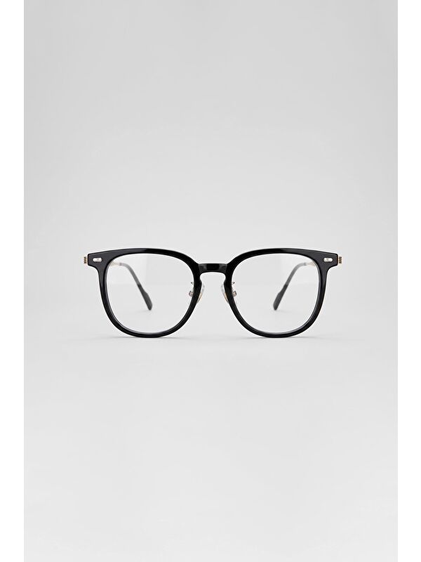 Abluka Online Unisex Nova Kemik Çerçeve Oval Gözlük Siyah